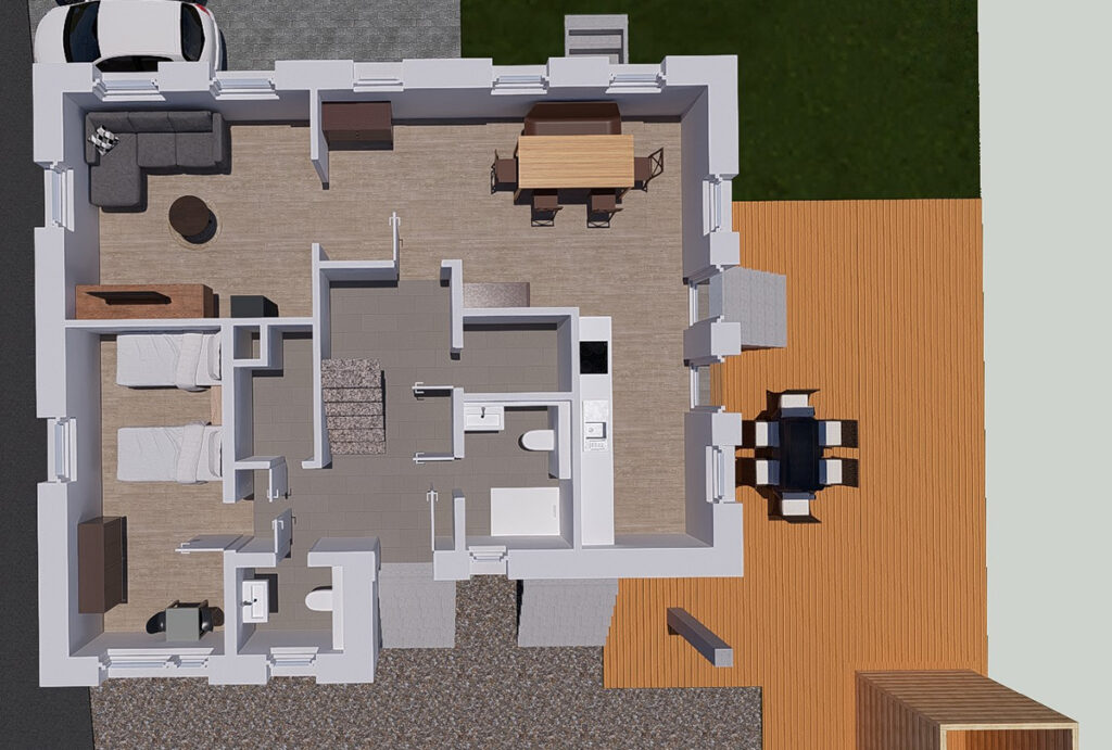 grundriss UG ferienhaus bodenseehinterland
